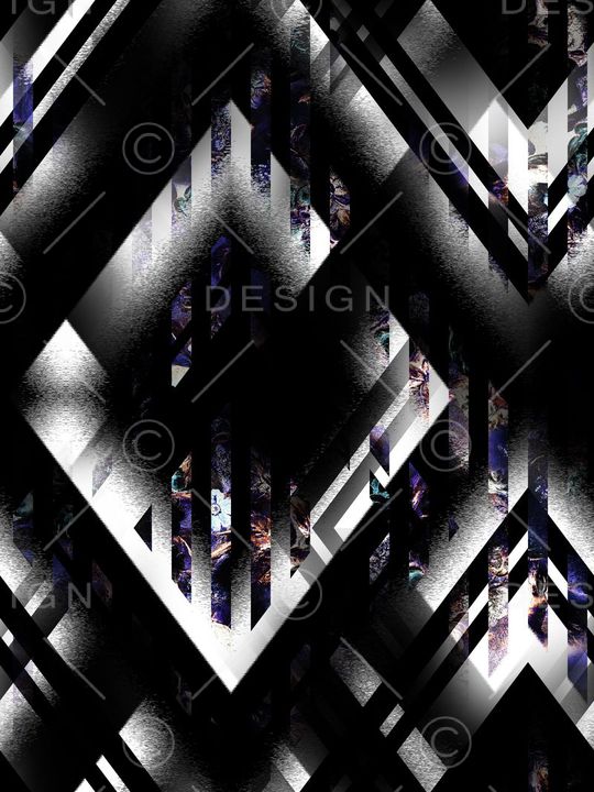 几何裁切印花华亿平台图片