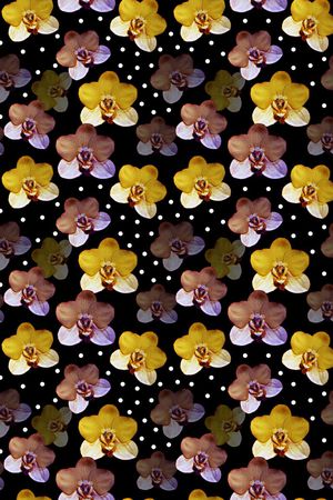 蝴蝶兰印花华亿平台图片