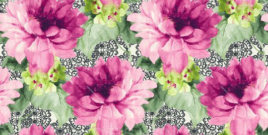 蕾丝底纹印花华亿平台图片