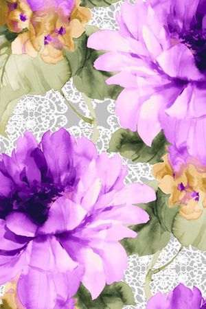 蕾丝底纹印花华亿平台图片