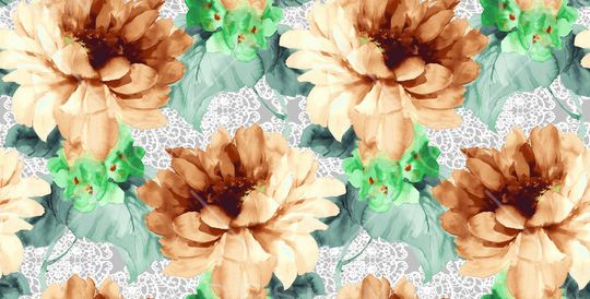 蕾丝底纹印花华亿平台图片