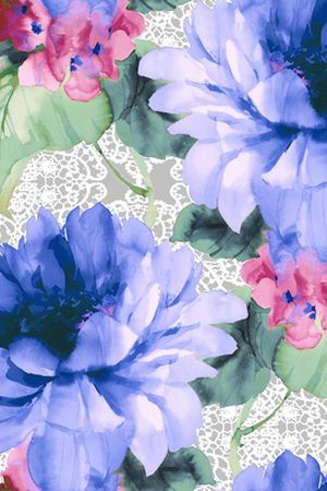 蕾丝底纹印花华亿平台图片