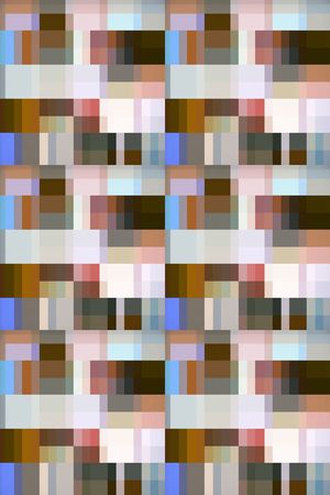 小方块印花华亿平台图片