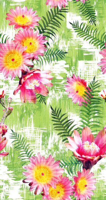 639298-时尚热带花卉