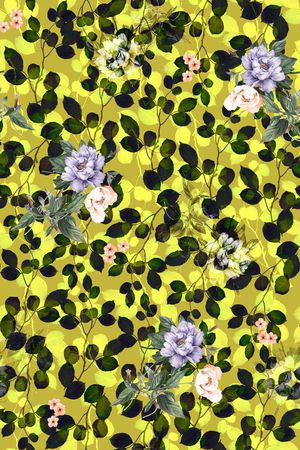 牡丹印花华亿平台图片