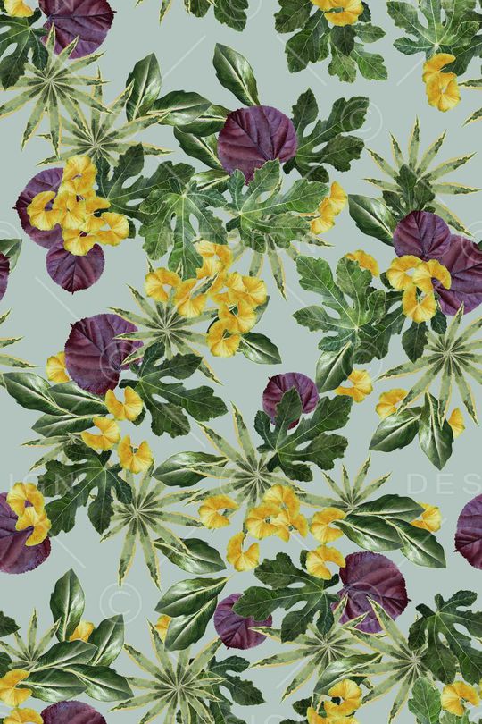 竹叶印花华亿平台图片