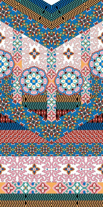 639381-部落民族风花纹混搭