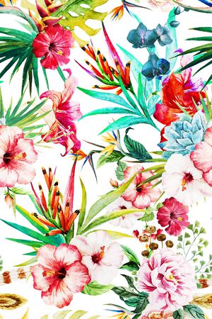 热带风印花华亿平台图片