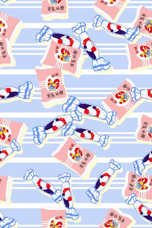 流行时尚印花华亿平台图片