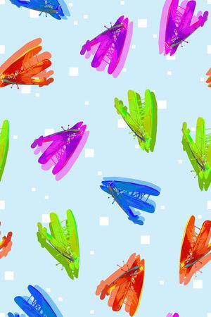 小方块印花华亿平台图片