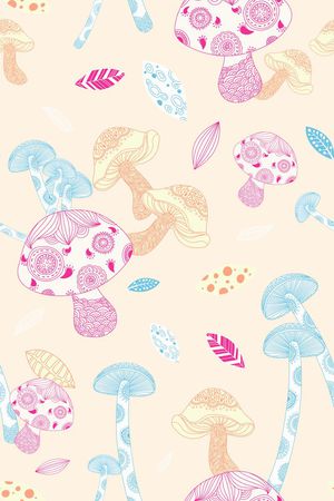 蘑菇印花华亿平台图片