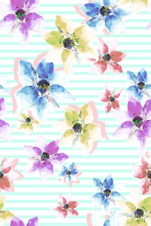 流行时尚印花华亿平台图片