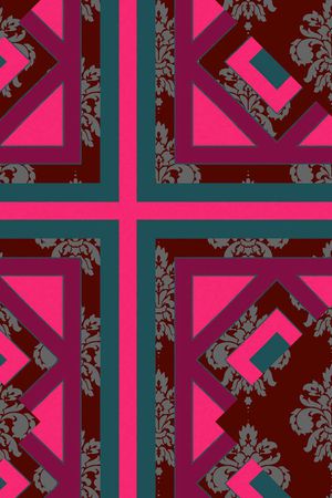 色块印花华亿平台图片