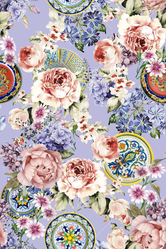 手绘印花华亿平台图片