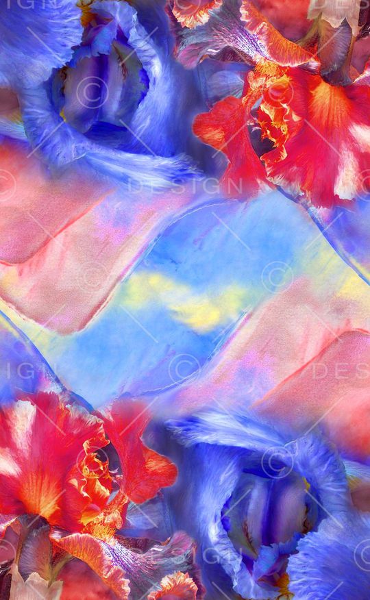 雪纺印花华亿平台图片