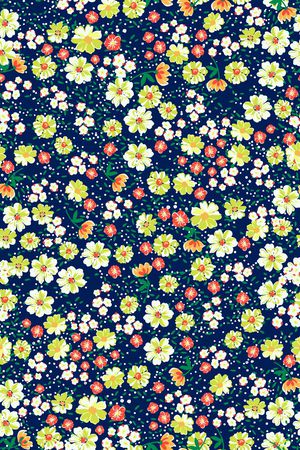 小碎花印花华亿平台图片