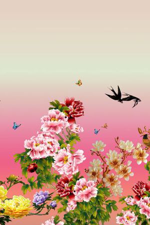 花朵印花华亿平台图片