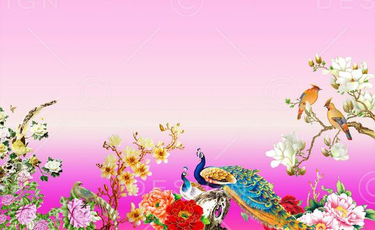 花朵印花华亿平台图片