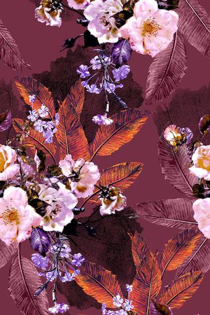 时尚印花华亿平台图片