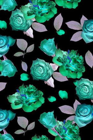 玫瑰印花华亿平台图片