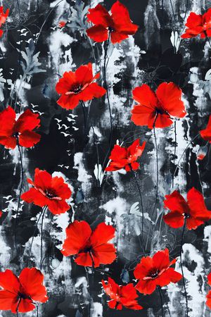 中国风印花华亿平台图片