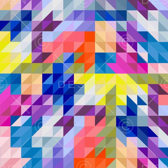 三角形印花华亿平台图片