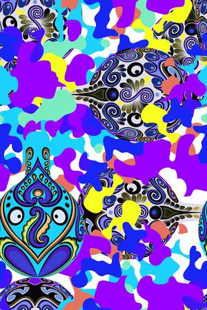 趣味印花华亿平台图片