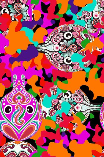 趣味印花华亿平台图片