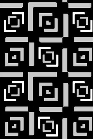 几何图形印花华亿平台图片