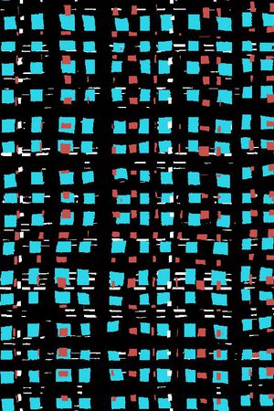 不规则几何印花华亿平台图片