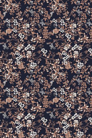 小碎花印花华亿平台图片