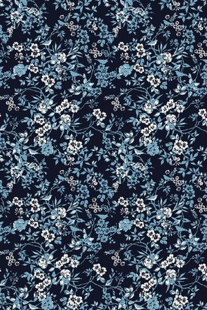 小碎花印花华亿平台图片