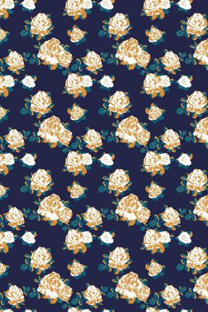 小碎花印花华亿平台图片