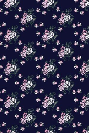 小碎花印花华亿平台图片