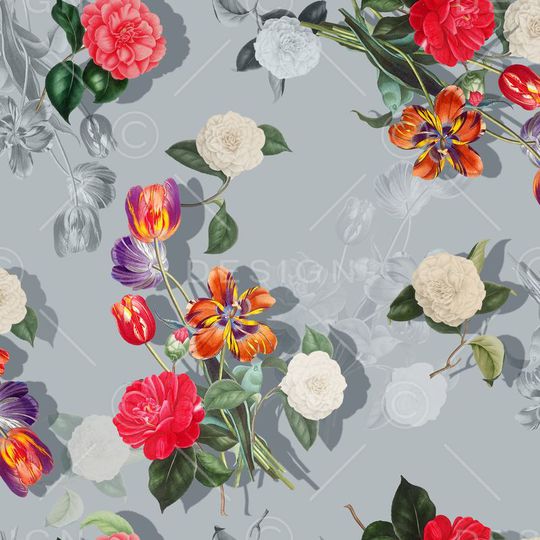 花朵印花华亿平台图片