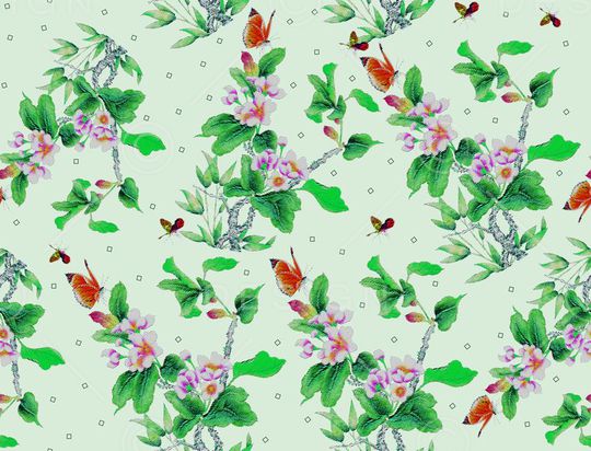 马赛克印花华亿平台图片