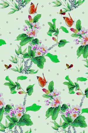 马赛克印花华亿平台图片