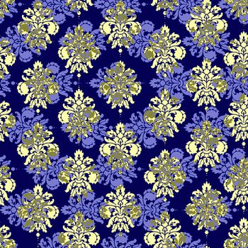 640006-叠加卷草底纹墙纸