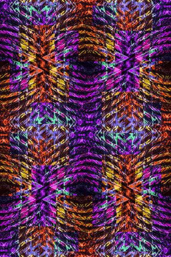 640019-毛绒条纹色块艺术