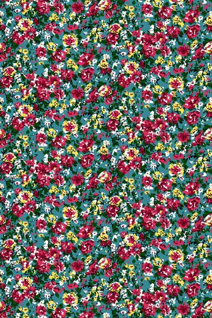 小碎花印花华亿平台图片