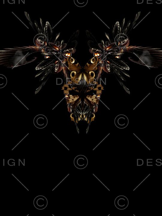 原创潮牌男装定位花印花华亿平台图片