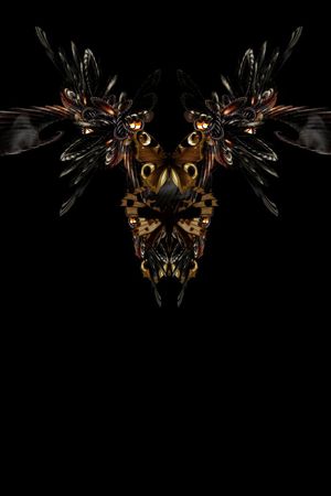 原创潮牌男装定位花印花华亿平台图片