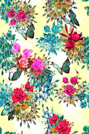 水彩印花华亿平台图片