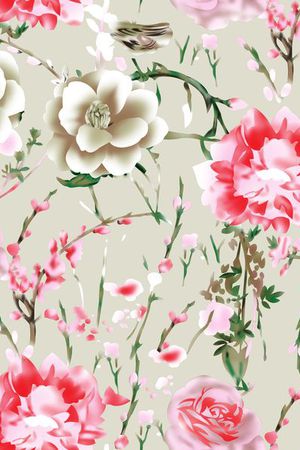 玫瑰印花华亿平台图片