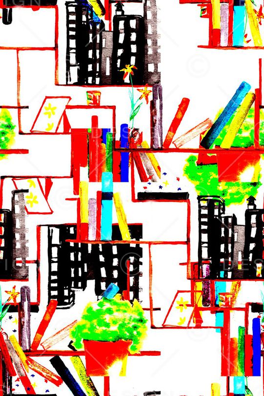 水彩印花华亿平台图片