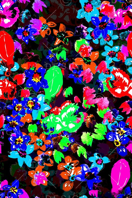 手绘印花华亿平台图片