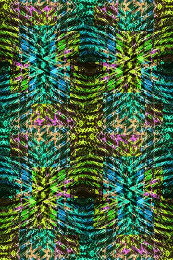 640180-毛绒条纹色块艺术