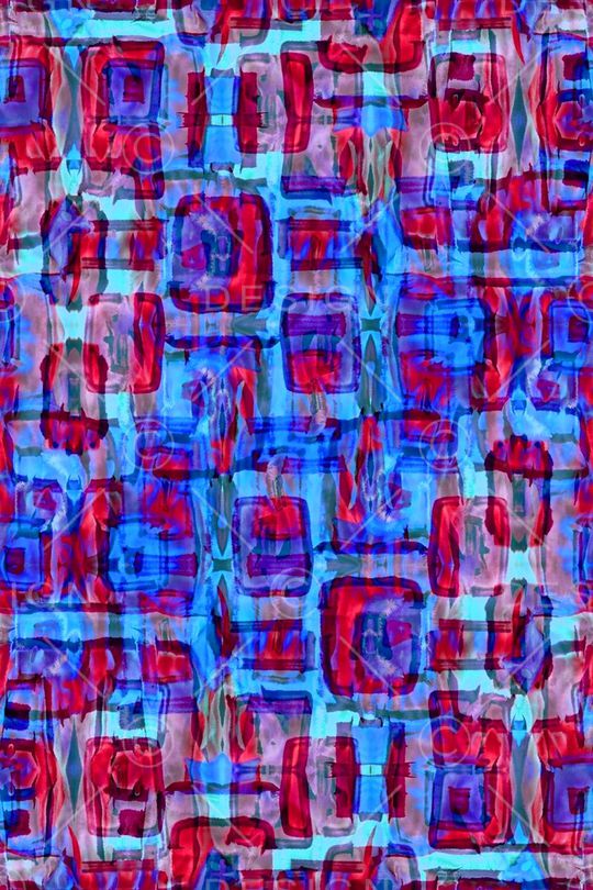 波浪条纹印花华亿平台图片