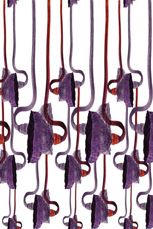 复古、手绘、荷叶印花华亿平台图片