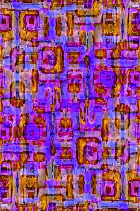 波浪条纹印花华亿平台图片